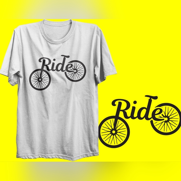 Bicycle Short Sleeve T-shirt Apparel Graphic T Shirt Bike Cyclist Lifestyle Love - Picture 1 of 1